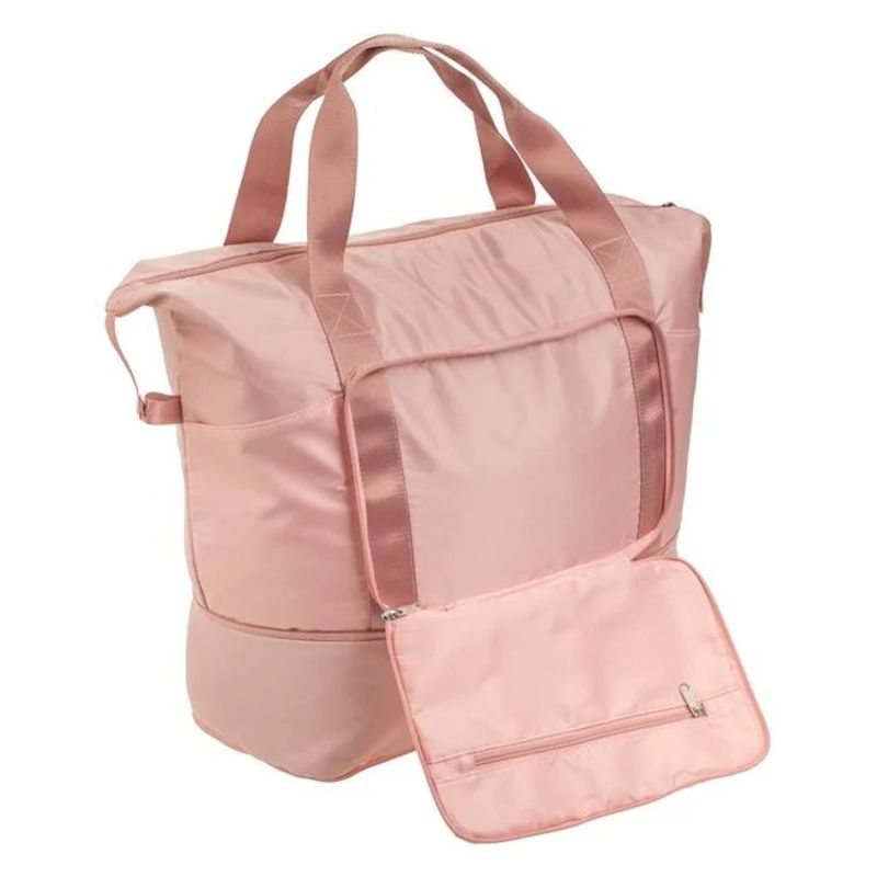 Sport si Outdoor - Articole de voiaj - Genti voiaj - Geanta de Voiaj Pliabila, Roz, cu Buzunare, 42L - Infinity.ro