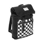 Sport si Outdoor - Articole de voiaj - Rucsacuri - Rucsac cu Model Sah, si Buzunar, 28x10x47cm, alb/negru - Infinity.ro