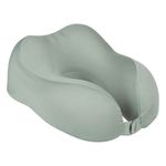 Sport si Outdoor - Articole de voiaj - Accesorii articole de voiaj - Perna de Calatorie Anatomica, Gri, cu Spuma cu Memorie, 27cm - Infinity.ro