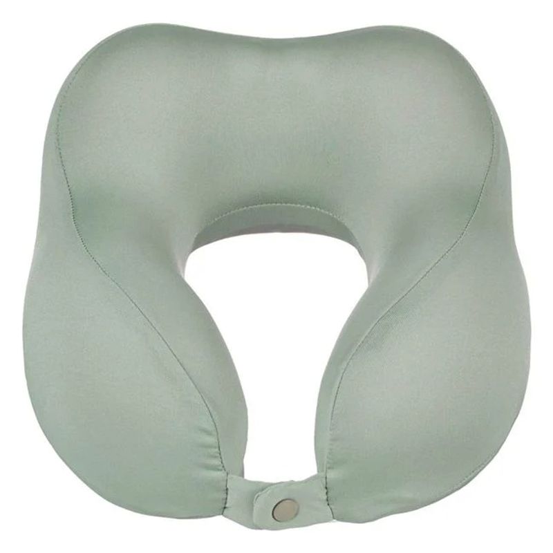 Sport si Outdoor - Articole de voiaj - Accesorii articole de voiaj - Perna de Calatorie Anatomica, Gri, cu Spuma cu Memorie, 27cm - Infinity.ro