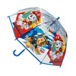 Fashion, accesorii si bijuterii - Copii - Accesorii copii - Alte accesorii copii - Umbrela de Ploaie Baston, Paw Patrol, pentru Copii, PVC, 64 cm, transparent - Infinity.ro
