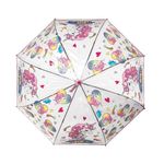 Fashion, accesorii si bijuterii - Copii - Accesorii copii - Alte accesorii copii - Umbrela de Ploaie cu, Baston Manuala, model Unicorn, pentru Copii, 82cm, fucsia - Infinity.ro