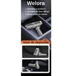 Auto si Moto - Intretinere auto - Aspiratoare auto - Aspirator Auto 3 in 1, Fara Fir, Turbo Duster, 4000PA, 120W, Baterie 2000mAh, 2 Trepte, Filtru HEPA, Negru - Infinity.ro