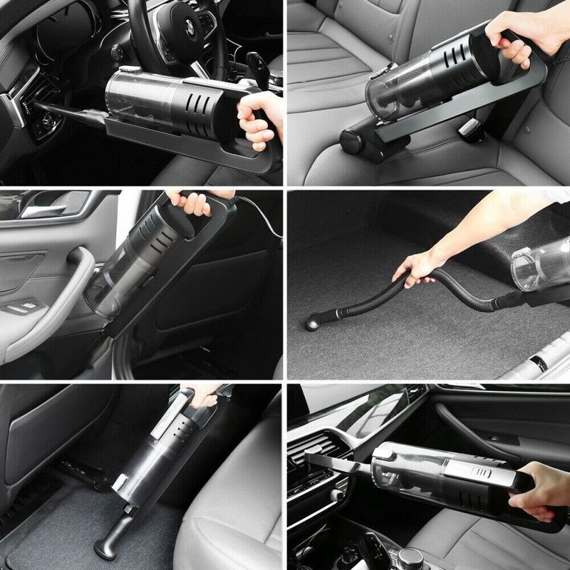 Auto si Moto - Intretinere auto - Aspiratoare auto - Aspirator Masina/Auto, 100W Turbo, Lumina LED, Accesorii incluse, Premium - Infinity.ro