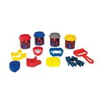 Carti si Birotica - Rechizite - Plastilina - Set Plastilina Spiderman, cu 4 Recipiente si 5 Accesorii, 3ani+, 23x5x24 cm - Infinity.ro