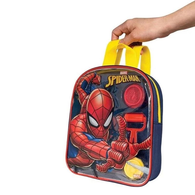 Carti si Birotica - Rechizite - Plastilina - Set Plastilina Spiderman, cu 4 Recipiente si 5 Accesorii, 3ani+, 23x5x24 cm - Infinity.ro