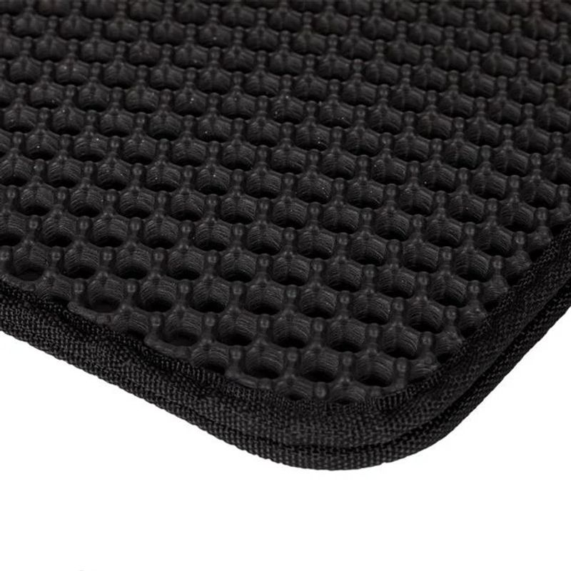 Petshop - Ingrijire si Igiena - Litiere si accesorii - Accesorii litiere - Covoras toaleta, pentru pisica, dimensiuni 58x37cm, negru - Infinity.ro