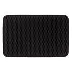 Petshop - Ingrijire si Igiena - Litiere si accesorii - Accesorii litiere - Covoras toaleta, pentru pisica, dimensiuni 58x37cm, negru - Infinity.ro