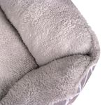 Petshop - Accesorii petshop - Culcusuri si custi - Culcusuri si saltele - Pat pentru caini, cu strat exterior rezistent la apa, dimensiuni 61x45x19cm, gri - Infinity.ro