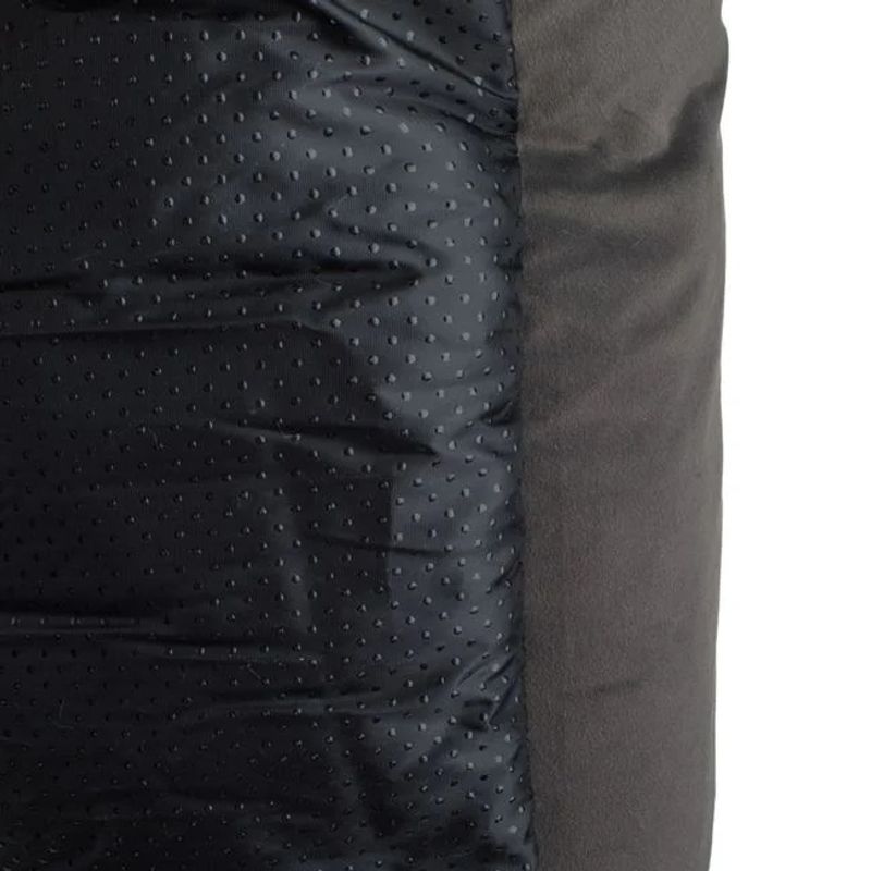 Petshop - Accesorii petshop - Culcusuri si custi - Culcusuri si saltele - Pat pentru caini, cu imitatie de blana, dreptunghiular, dimensiuni 61x49x18cm, bej-negru - Infinity.ro