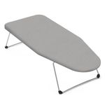 Market - Spalare si intretinere rufe - Mese de calcat - Masa de calcat mini, cu husa din bumbac, dimensiuni 74x30x15cm, gri - Infinity.ro
