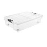 Casa si Gradina - Mobilier - Organizare si depozitare - Cutii depozitare - Cutie de depozitare, din plastic, cu capac, capacitate 32L, transparent - Infinity.ro