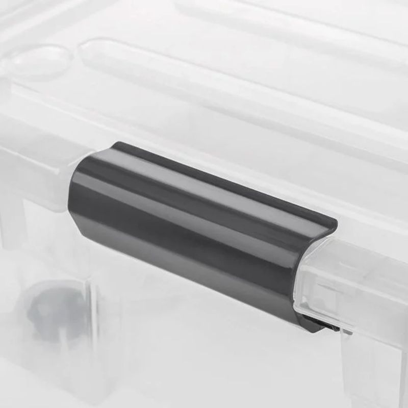 Casa si Gradina - Mobilier - Organizare si depozitare - Cutii depozitare - Cutie de depozitare, din plastic, cu capac, capacitate 32L, transparent - Infinity.ro