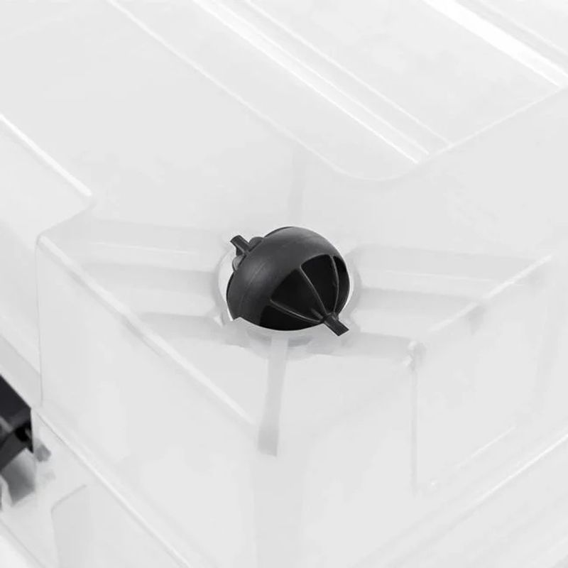 Casa si Gradina - Mobilier - Organizare si depozitare - Cutii depozitare - Cutie de depozitare, din plastic, cu capac, capacitate 32L, transparent - Infinity.ro