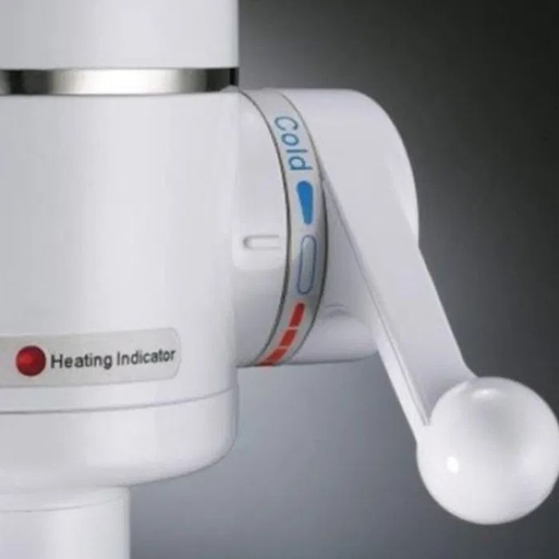 Casa si Gradina - Termice - Boilere si accesorii - Incalzitoare instant - Robinet electric pentru incalzit apa, 3000W, pentru chiuveta, maxim 60° C, alb - Infinity.ro