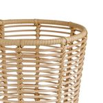 Casa si Gradina - Gradinarit si plante - Plante si ghivece - Plante in ghiveci - Masca ghiveci, din lemn, cu model impletit si picioare, diametru 25x46.5cm, bej - Infinity.ro