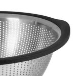 Casa si Gradina - Bucatarie si vesela - Ustensile bucatarie - Site bucatarie, strecuratori si accesorii - Strecuratoare din metal, cu margine din plastic, dimensiuni 29x12.5cm, argintiu - Infinity.ro