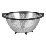 Casa si Gradina - Bucatarie si vesela - Ustensile bucatarie - Site bucatarie, strecuratori si accesorii - Strecuratoare din metal, cu margine din plastic, dimensiuni 29x12.5cm, argintiu - Infinity.ro