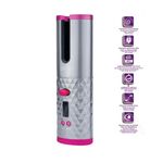 Ingrijire personala si Cosmetice - Aparate & accesorii ingrijire personala - Hair styling - Ondulatoare - Ondulator Wireless, 34W cu Incarcare cu USB si Ecran LED, 6x5x19cm, antracit - Infinity.ro