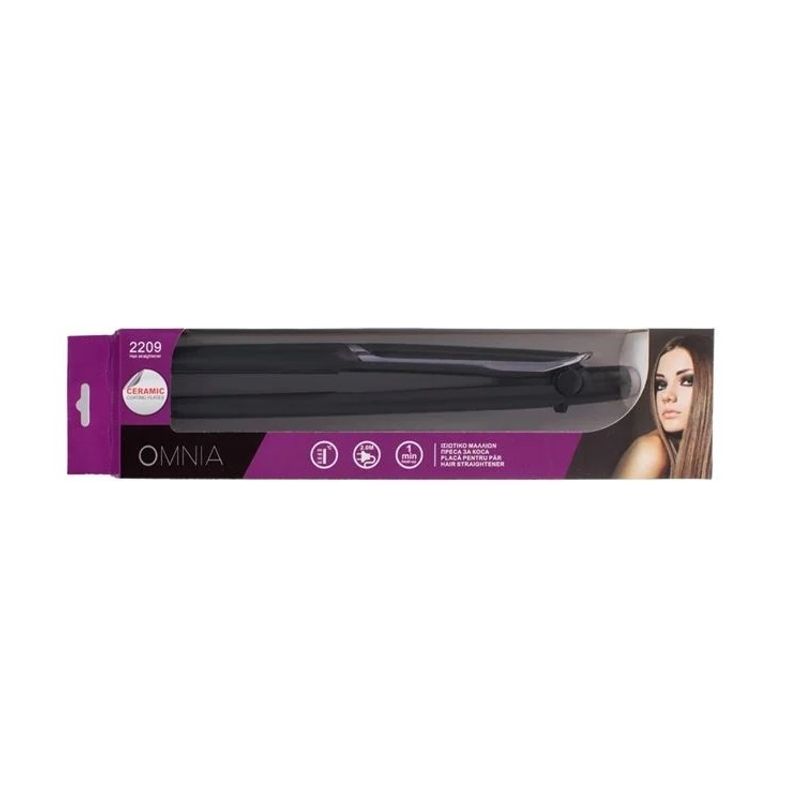 Ingrijire personala si Cosmetice - Aparate & accesorii ingrijire personala - Hair styling - Placi de indreptat parul - Placa Electrica cu Acoperire Ceramica, 45W, 36x5x9 cm, negru - Infinity.ro