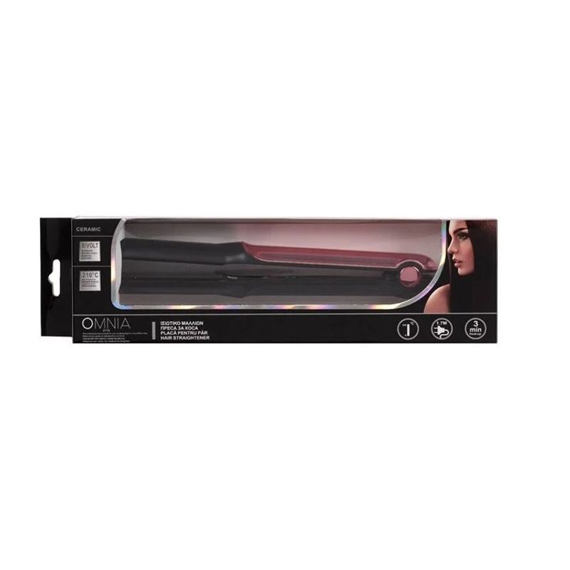 Ingrijire personala si Cosmetice - Ingrijire personala - Ingrijire par - Perii de par si piepteni - Placa de Indreptat Parul Electrica, cu Acoperire Ceramica, 210°C, roz/auriu - Infinity.ro