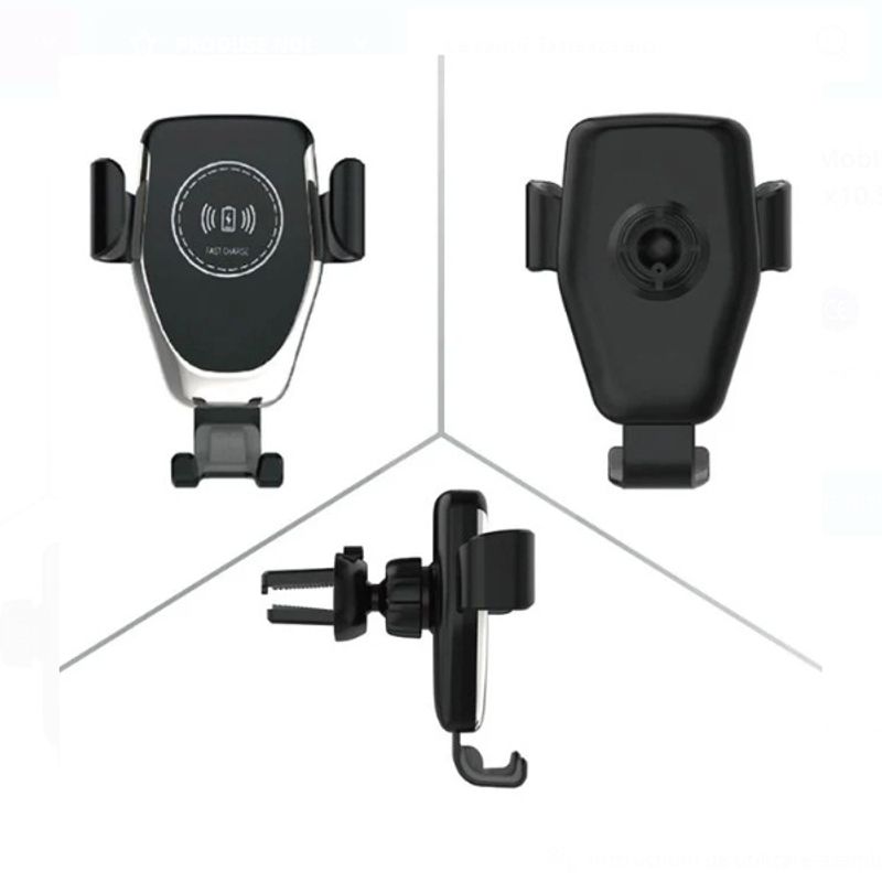 Casa si Gradina - Electrice - Accesorii electrice - Baterii, acumulatori si incarcatoare - Incarcator telefoane mobile auto, wireless, plastic, dimensiune 90x7.5x10.5cm, Negru - Infinity.ro