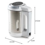 Electronice si Electrocasnice - Electrocasnice bucatarie - Mixere, tocatoare & roboti de bucatarie - Blendere si mini tocatoare - Blender cu functie de Preparat Supa Domo DO737BL, Capacitate 1.6 Litri, Putere 1000 W - Infinity.ro