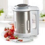 Electronice si Electrocasnice - Electrocasnice bucatarie - Mixere, tocatoare & roboti de bucatarie - Blendere si mini tocatoare - Blender cu functie de Preparat Supa Domo DO737BL, Capacitate 1.6 Litri, Putere 1000 W - Infinity.ro