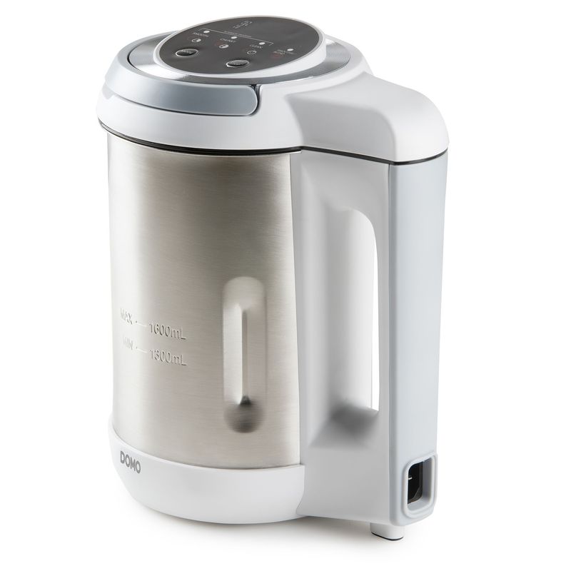 Electronice si Electrocasnice - Electrocasnice bucatarie - Mixere, tocatoare & roboti de bucatarie - Blendere si mini tocatoare - Blender cu functie de Preparat Supa Domo DO737BL, Capacitate 1.6 Litri, Putere 1000 W - Infinity.ro