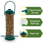 Petshop - Accesorii petshop - Culcusuri si custi - Tarcuri si colivii - Hranitor pentru pasari, 22 x 7.5 cm, verde, My Garden 1063 - Infinity.ro