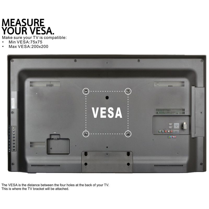 TV, Audio-Video si Foto - Accesorii TV si audio - Suporturi TV - Suport Tv 13''-42'', VIVO, EDA11-221 - Infinity.ro