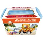 Jucarii, Copii si Bebe - Jucarii si jocuri - Seturi de constructie si cuburi - Seturi de constructie - MAGPLAYER Joc de constructie magnetic - 64 piese - Infinity.ro