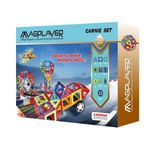 Jucarii, Copii si Bebe - Jucarii si jocuri - Seturi de constructie si cuburi - Seturi de constructie - MAGPLAYER Joc de constructie magnetic - 72 piese - Infinity.ro