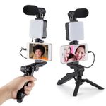 TV, Audio-Video si Foto - Aparate foto si accesorii - Accesorii foto si video - Stabilizatoare de imagine - Stabilizator de imagine Welora pentru telefonaparat foto, cu telecomanda si microfon, trepied, negru - Infinity.ro