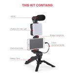TV, Audio-Video si Foto - Aparate foto si accesorii - Accesorii foto si video - Stabilizatoare de imagine - Stabilizator de imagine Welora pentru telefonaparat foto, cu telecomanda si microfon, trepied, negru - Infinity.ro