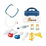 Jucarii, Copii si Bebe - Jucarii si jocuri - Jucarii de rol - Set joaca doctor - Trusa Medicala de Joaca, cu Unelte, Sunet si Lumini, 10 piese, 3ani+ - Infinity.ro