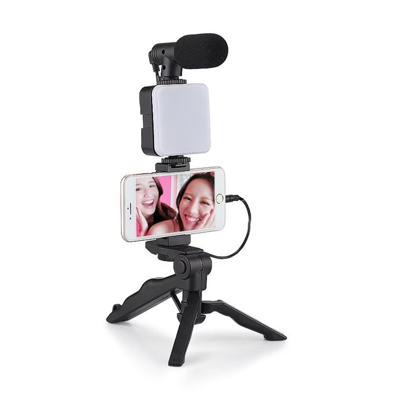 TV, Audio-Video si Foto - Aparate foto si accesorii - Accesorii foto si video - Stabilizatoare de imagine - Stabilizator de imagine Welora pentru telefonaparat foto, cu telecomanda si microfon, trepied, negru - Infinity.ro