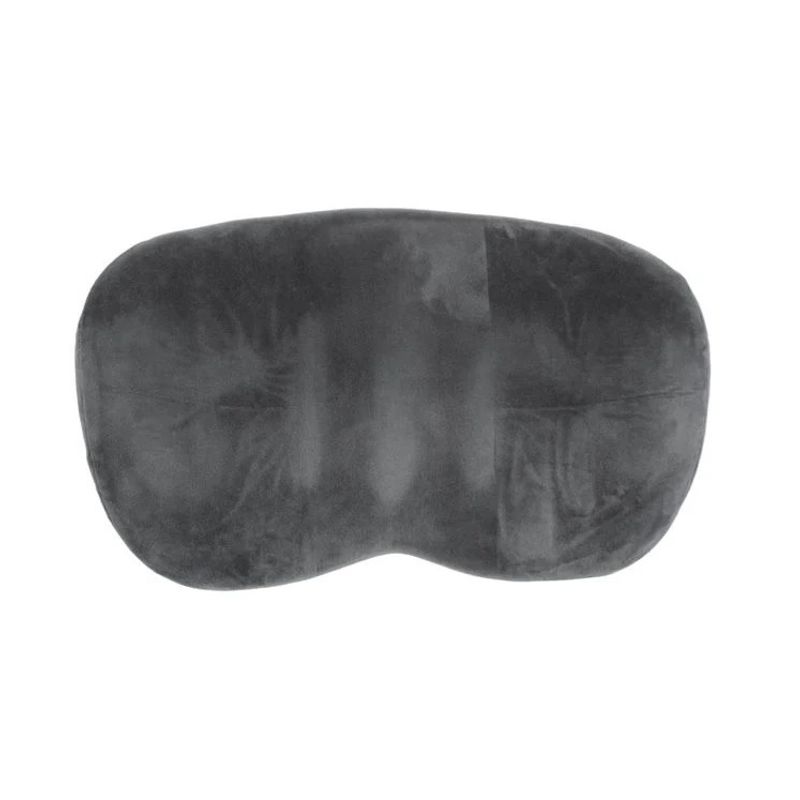 Casa si Gradina - Textile si covoare - Perne si pilote - Perne - Perna din Spuma, pentru Suport Lombar, cu Suprafata Catifelata, cu memorie, 40x27x6 cm, gri - Infinity.ro