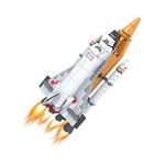 Jucarii, Copii si Bebe - Jucarii si jocuri - Seturi de constructie si cuburi - Seturi de constructie - Caramizi de Constructie, Lansator de Rachete cu 2 Figurine, 570 Piese, 6ani+,47x6.5x35 cm - Infinity.ro