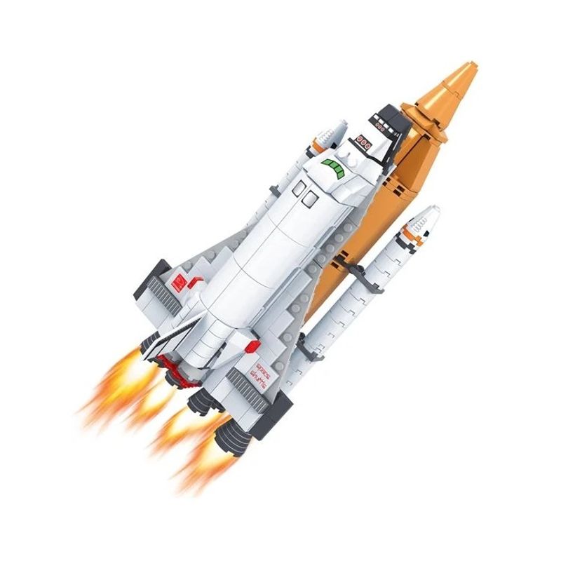 Jucarii, Copii si Bebe - Jucarii si jocuri - Seturi de constructie si cuburi - Seturi de constructie - Caramizi de Constructie, Lansator de Rachete cu 2 Figurine, 570 Piese, 6ani+,47x6.5x35 cm - Infinity.ro