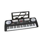 Jucarii, Copii si Bebe - Jucarii si jocuri - Jucarii de rol - Instrumente muzicale de jucarie - Orga Electronica cu 54 de Clape, Functii Avansate, Sistem Stereo, 74x16x26 cm, negru - Infinity.ro