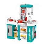 Jucarii, Copii si Bebe - Jucarii si jocuri - Jucarii de rol - Bucatarii copii - Bucatarie de jucarie pentru copii 3+ ani, cu sunete realiste, 44 accesorii, plastic, 61 x 33 x 72.5 cm - Infinity.ro