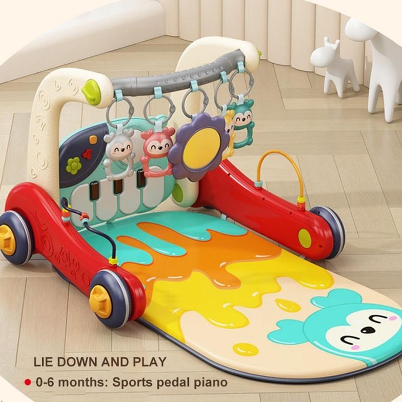 Jucarii, Copii si Bebe - Carucioare si articole de transport - Premergatoare - Antemergator si saltea cu centru activitati pentru bebelusi 0-9+ luni, multifunctional, 40 x 54 x 78 cm, multicolor - Infinity.ro