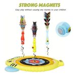 Sport si Outdoor - Alte sporturi - Board-uri si accesorii darts - Set Darts pentru copii 3 ani+, cu tabla magnetica cu scor si 3 sageti cu magnet, 25.5x30x2.5 cm - Infinity.ro