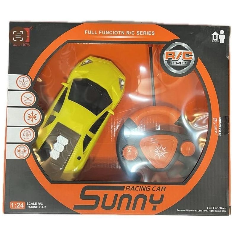 Jucarii, Copii si Bebe - Jucarii si jocuri - Vehicule si jucarii cu telecomanda - Masinute - Masinuta de curse RC, cu lumina LED, pentru copii de 6 ani+, scara 1:24, plastic, 20x8x5 cm - Infinity.ro