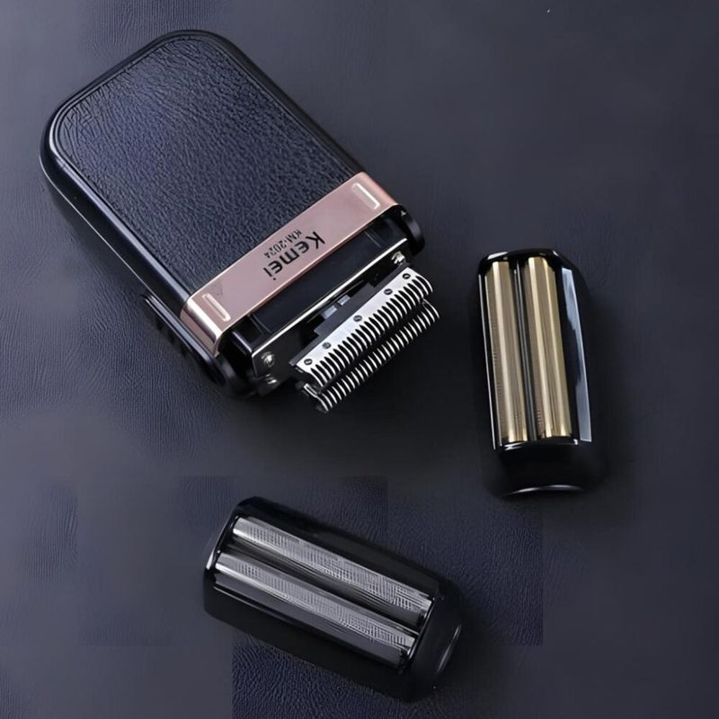 Ingrijire personala si Cosmetice - Aparate & accesorii ingrijire personala - Aparate de ras si tuns - Seturi complete de ras & tuns - Masina de barbierit/shaver Kemei 2 in 1, Profesional, 3W, Calitate Premium, Negru - Infinity.ro