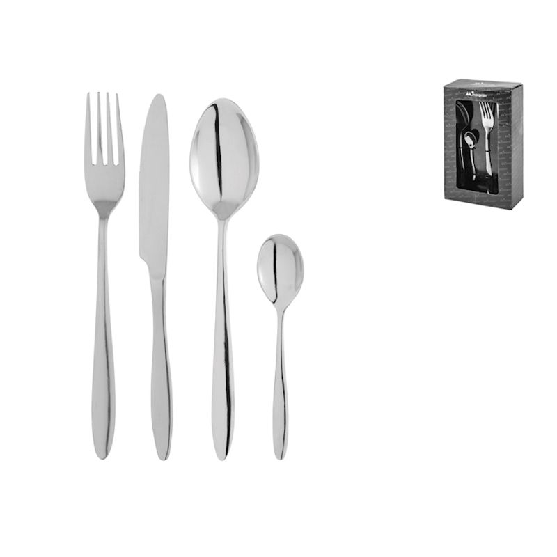 Casa si Gradina - Bucatarie si vesela - Vesela si tacamuri - Tacamuri si seturi - Set 24 tacamuri Dada, inox - Infinity.ro