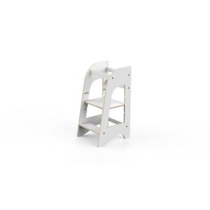 Turn de invatare mamatoyz learning tower din mdf, alb