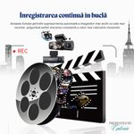 Auto si Moto - Electronice auto - Camere auto si DVR - Camera Auto Tripla de Bord SafePro 6 in 1, 4K UHD, Night Vision,GPS,WIFI,WDR, G-Senzor, Ecran IPS 3.16 Inch, Card 64 GB - Infinity.ro