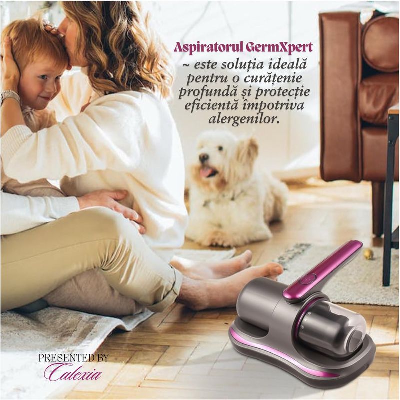 Electronice si Electrocasnice - Ingrijirea locuintei - Aspiratoare - Aspirator Profesional e-Wantay 2in1, Portabil,8000Pa, 100W, Fara Sac,Filtru HEPA,Putere Reglabila,Curatare cu Lumina UV - Infinity.ro